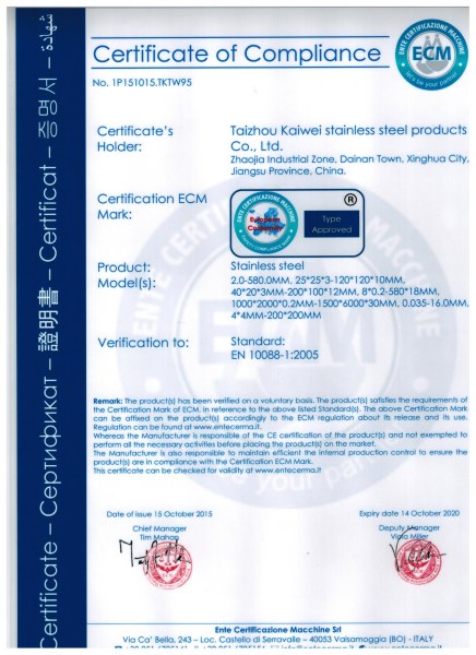 CE certification